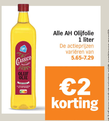 Albert Heijn Huismerk   olijfolie folder aanbieding bij  Albert&nbsp;Heijn - details