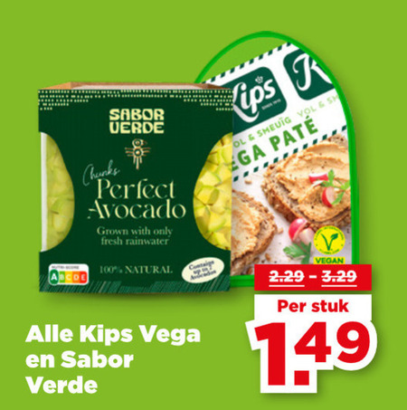 Kips   vegetarisch folder aanbieding bij  Plus - details
