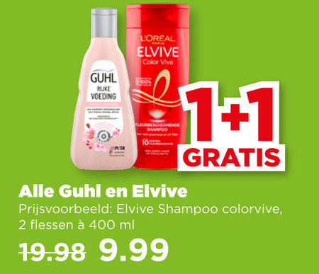 Guhl   shampoo, conditioner folder aanbieding bij  Plus - details