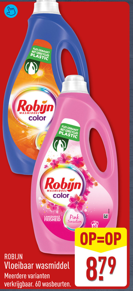 Robijn   wasmiddel folder aanbieding bij  Aldi - details