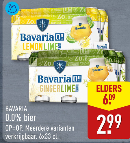 Bavaria   alcoholvrij bier folder aanbieding bij  Aldi - details