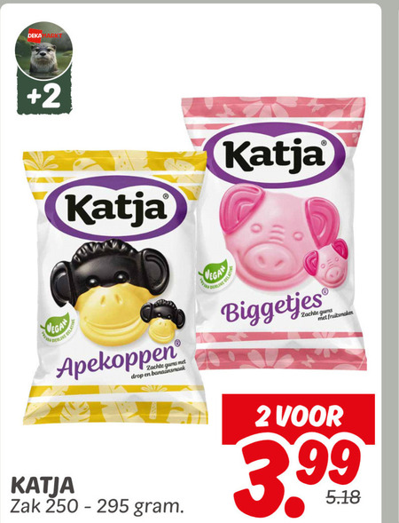 Katja   snoep, drop folder aanbieding bij  Dekamarkt - details