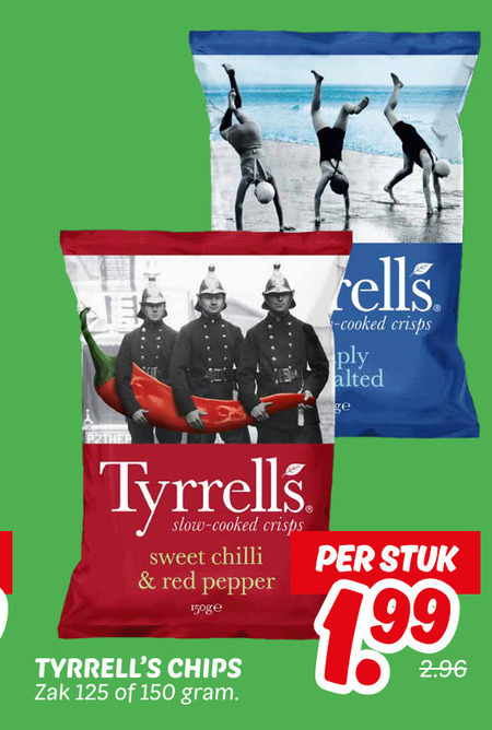 Tyrells   chips folder aanbieding bij  Dekamarkt - details