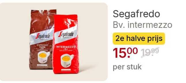 Segafredo   koffiebonen folder aanbieding bij  Picnic - details