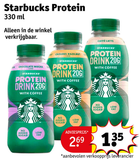 Starbucks   ijskoffie folder aanbieding bij  Kruidvat - details
