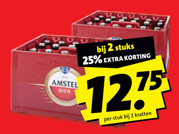 Amstel   krat bier folder aanbieding bij  Boni - details