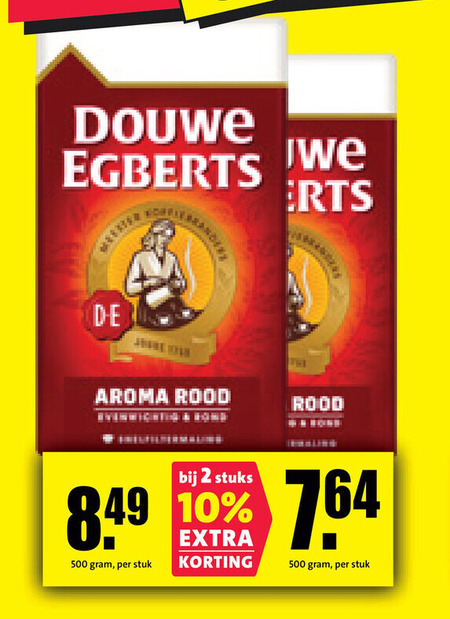 Douwe Egberts   koffie folder aanbieding bij  Nettorama - details