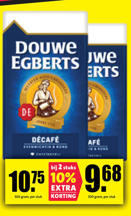 Douwe Egberts   koffie folder aanbieding bij  Nettorama - details