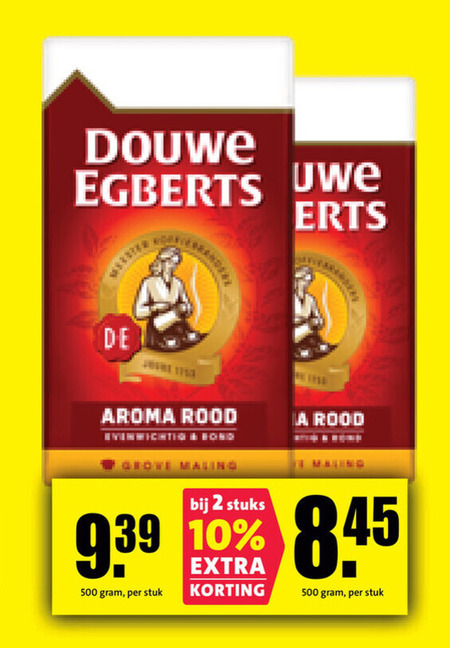 Douwe Egberts   koffie folder aanbieding bij  Nettorama - details