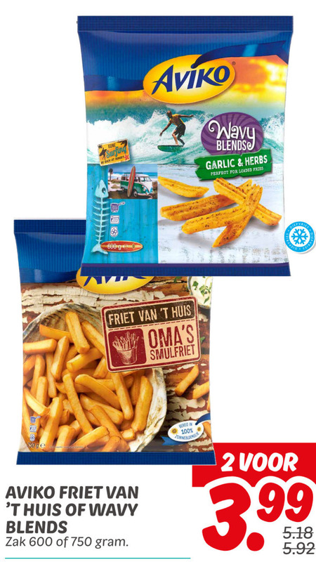 Aviko   patat folder aanbieding bij  Dekamarkt - details