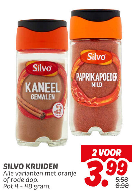 Silvo   kruiden folder aanbieding bij  Dekamarkt - details