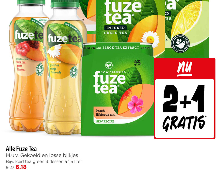 Fuze Tea   ice tea folder aanbieding bij  Jumbo - details
