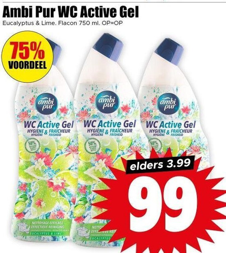 Ambi Pur   toiletreiniger folder aanbieding bij  Dirk - details