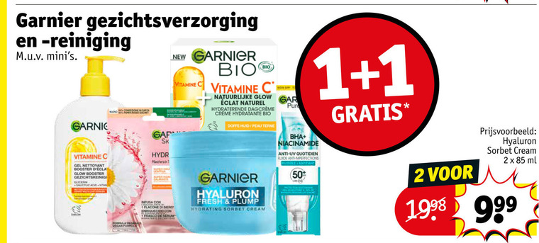 Garnier Skin Active   gezichtsverzorging folder aanbieding bij  Kruidvat - details