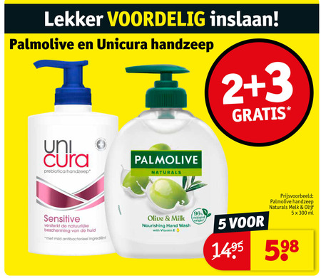 Unicura   handzeep folder aanbieding bij  Kruidvat - details