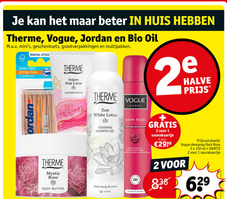 Therme   deodorant folder aanbieding bij  Kruidvat - details