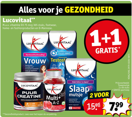 Lucovitaal   voedingssupplement folder aanbieding bij  Kruidvat - details