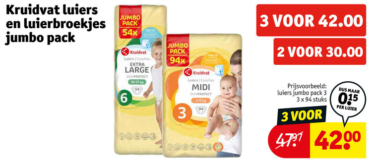 Kruidvat Huismerk   luierbroekjes, luiers folder aanbieding bij  Kruidvat - details