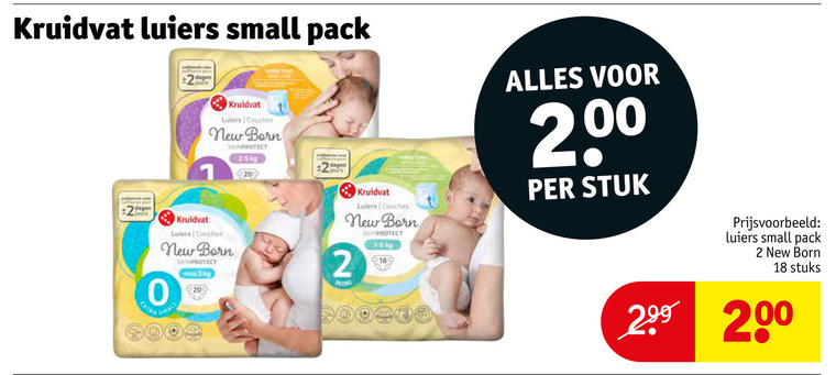 Kruidvat Huismerk   luiers folder aanbieding bij  Kruidvat - details