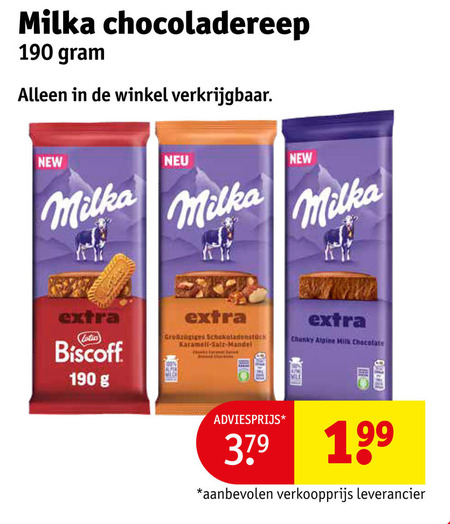 Milka   chocolade folder aanbieding bij  Kruidvat - details