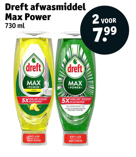 Dreft   afwasmiddel folder aanbieding bij  Kruidvat - details
