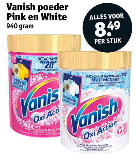 Vanish   vlekkenverwijderaar folder aanbieding bij  Kruidvat - details