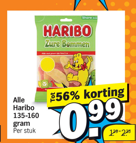 Haribo   snoep folder aanbieding bij  Albert&nbsp;Heijn - details
