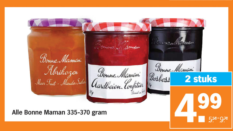 Bonne Maman   jam folder aanbieding bij  Albert&nbsp;Heijn - details