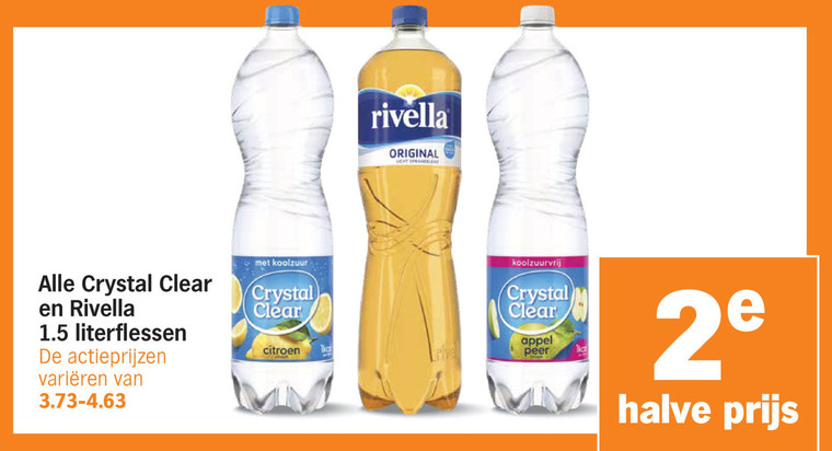 Crystal Clear   fruitdrank, frisdrank folder aanbieding bij  Albert&nbsp;Heijn - details