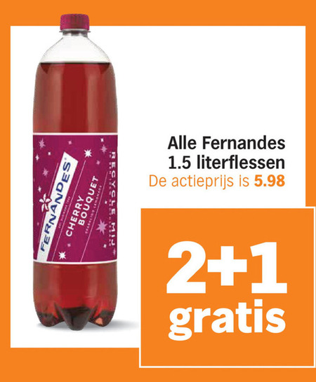 Fernandes   frisdrank folder aanbieding bij  Albert&nbsp;Heijn - details