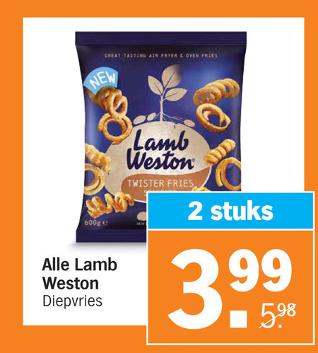 Lamb and Weston   patat folder aanbieding bij  Albert&nbsp;Heijn - details