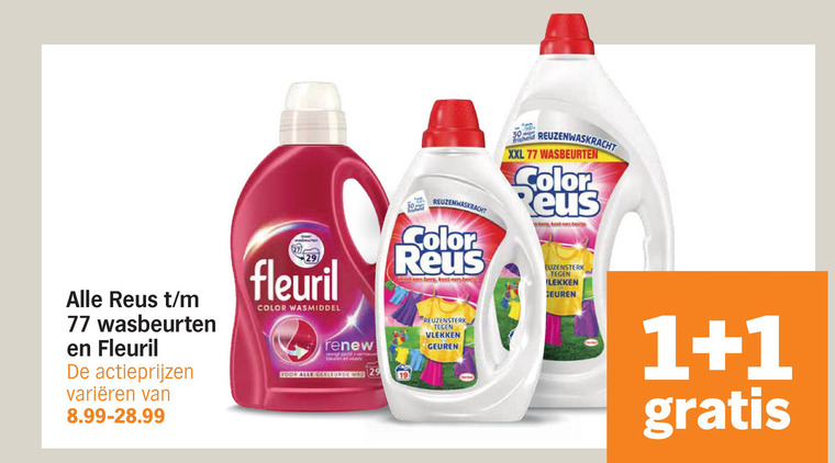 Witte Reus   wasmiddel folder aanbieding bij  Albert&nbsp;Heijn - details
