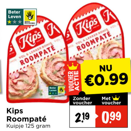 Kips   pate folder aanbieding bij  Vomar - details