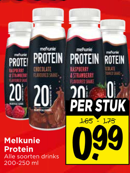 Melkunie   drinkyoghurt folder aanbieding bij  Vomar - details