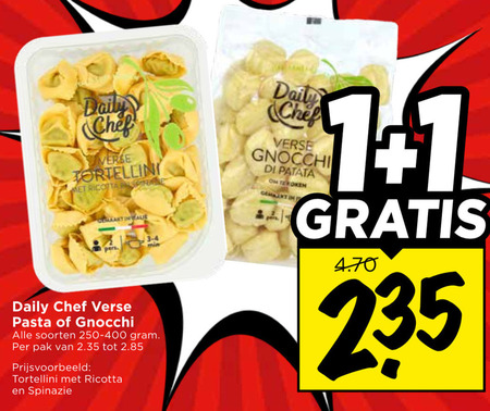 Daily Chef   pasta, tortellini folder aanbieding bij  Vomar - details