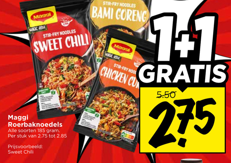 Maggi   noodles folder aanbieding bij  Vomar - details