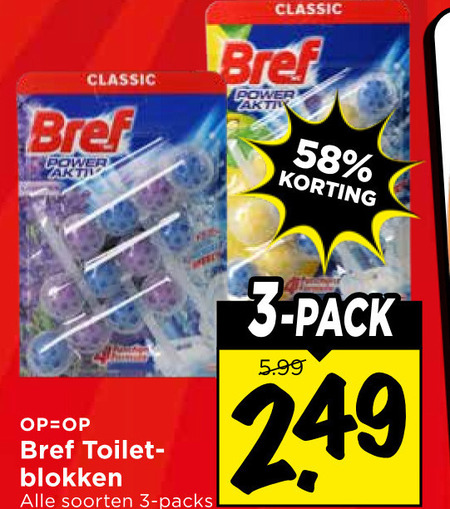 Bref   toiletblok folder aanbieding bij  Vomar - details