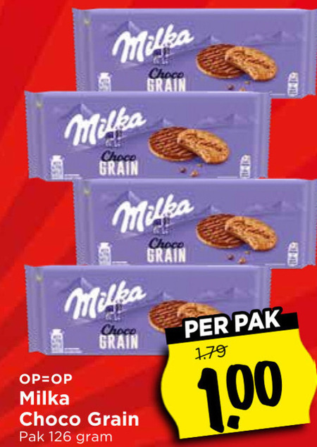 Milka   chocolade folder aanbieding bij  Vomar - details