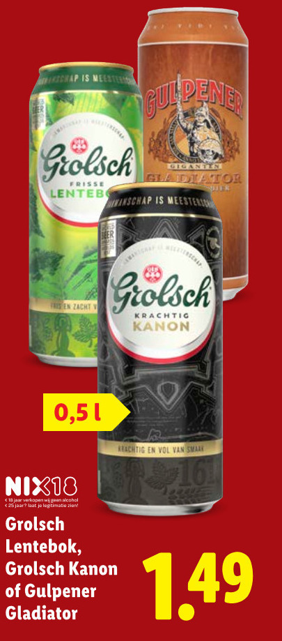Grolsch   speciaalbier folder aanbieding bij  Lidl - details