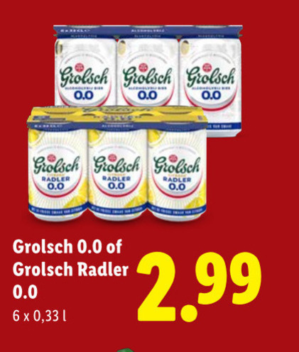 grolsch radler bier 6 0.0 folder aanbieding bij Lidl Grolsch radler bier folder aanbieding bij Lidl - details