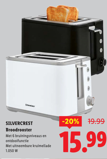 SilverCrest   broodrooster folder aanbieding bij  Lidl - details