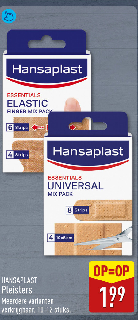 Hansaplast   pleister folder aanbieding bij  Aldi - details
