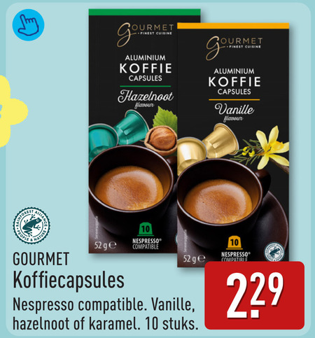 Barissimo   koffiecups folder aanbieding bij  Aldi - details