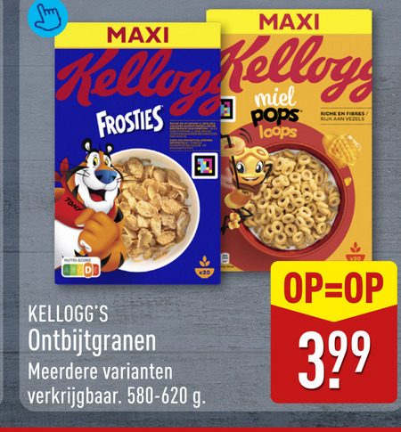 Kellogs   cereals folder aanbieding bij  Aldi - details