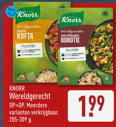 Knorr   maaltijdmix folder aanbieding bij  Aldi - details