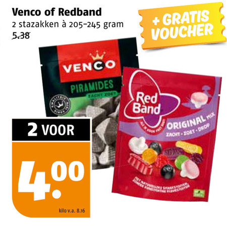 Red Band   drop, snoep folder aanbieding bij  Poiesz - details