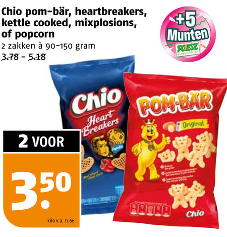 Chio   zoutje folder aanbieding bij  Poiesz - details