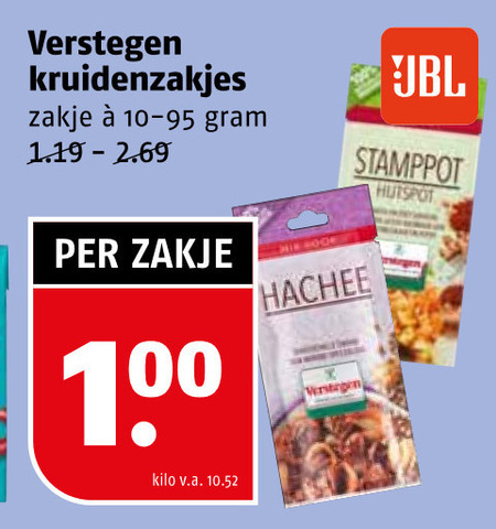 Verstegen   kruiden folder aanbieding bij  Poiesz - details