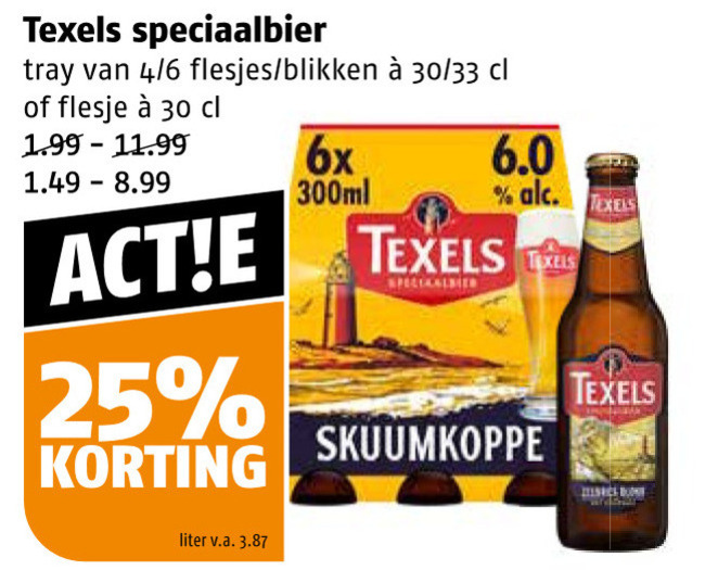 Texels   speciaalbier folder aanbieding bij  Poiesz - details