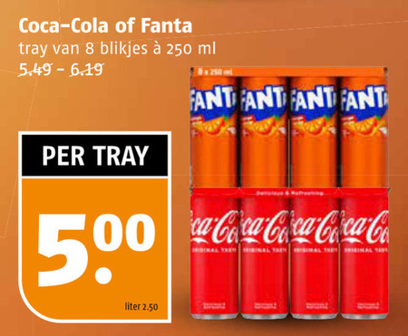 Fanta   frisdrank, cola folder aanbieding bij  Poiesz - details